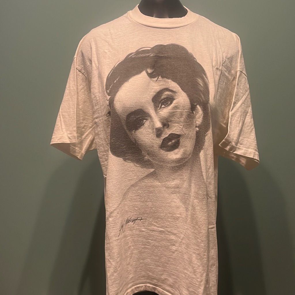 Gary Saderup Elizabeth Taylor Tee Gary Saderup Elizabeth Taylor Tee